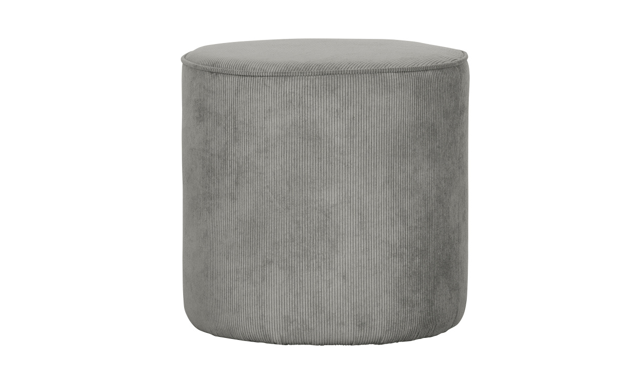 SARA Puff Manchester Grey i gruppen Stue / Lenestoler / Sittepuffer hos Sofas & more (350409-G)