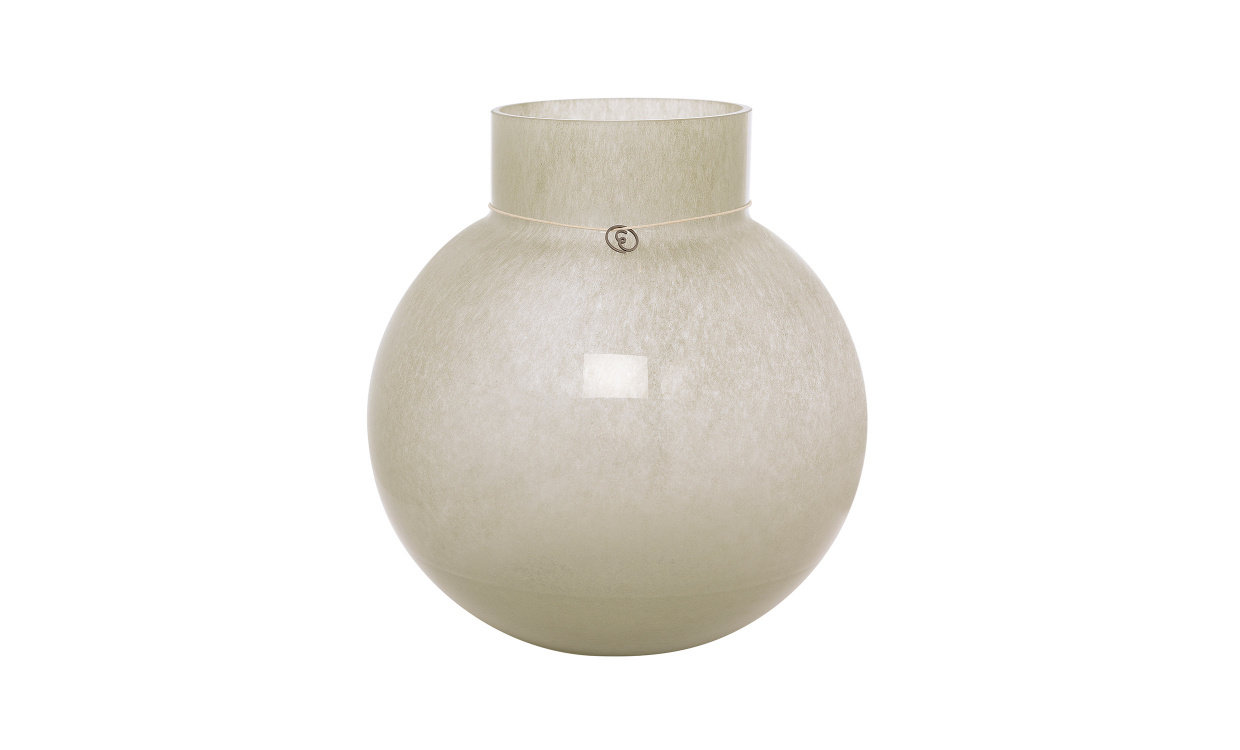 GLASSVASE Rund 25cm Grnn i gruppen Dekorasjon / Vaser og Potter hos Sofas & more (364351)