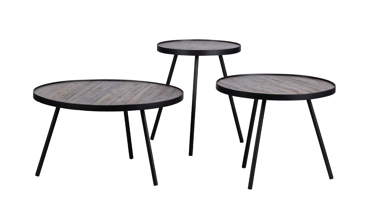LIZE sidebord sett med 3 stk i gruppen Stue / Sofabord / Sofabord Tre hos Sofas & more (377226-Z)
