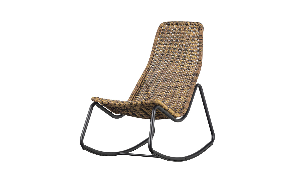 TOM Gyngestol Imitert rotting Naturlig i gruppen Spiseplass / Sittembler / Stoler hos Sofas & more (377259-N)