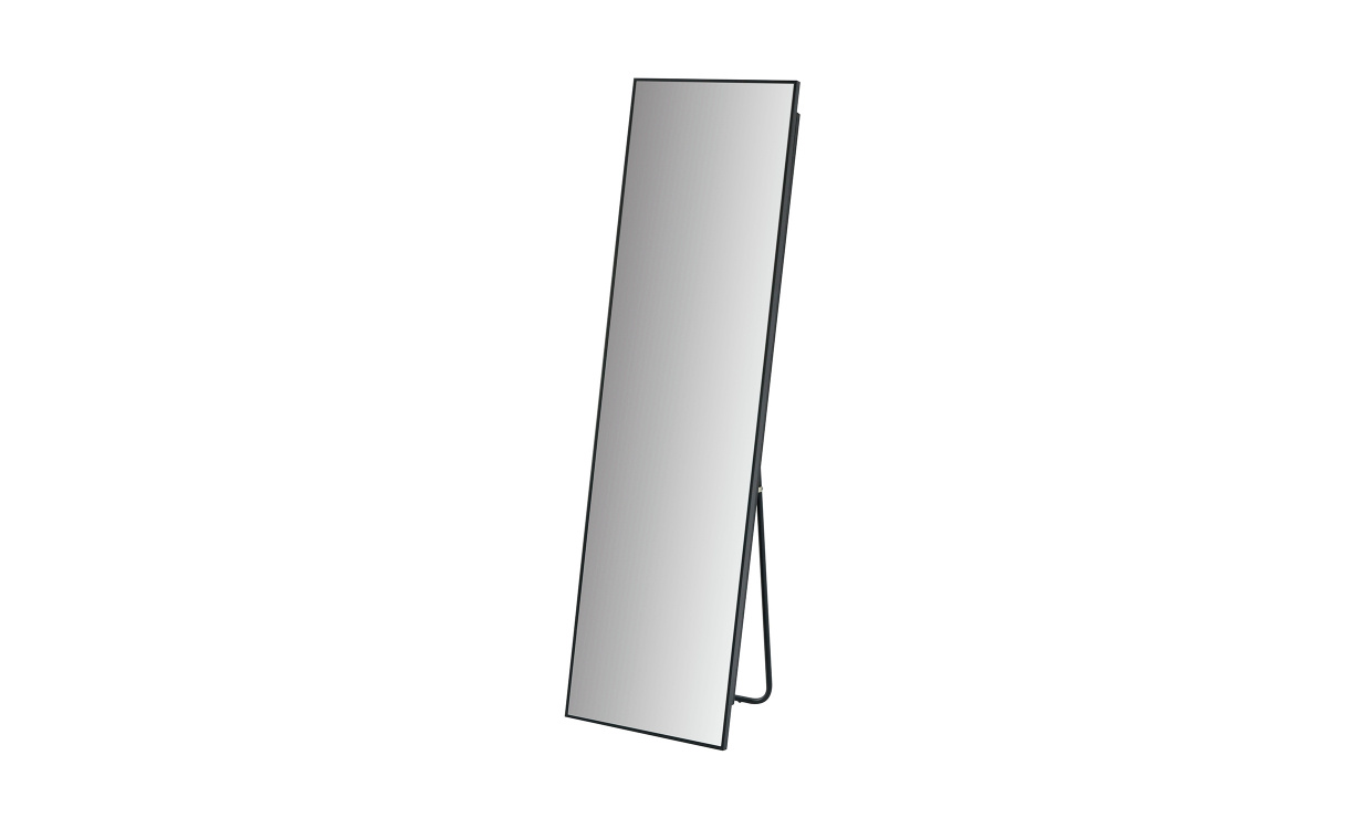 JUDIT Speil Aluminium Sort i gruppen Stue / Oppbevaringsmbler / Speil hos Sofas & more (40191717)
