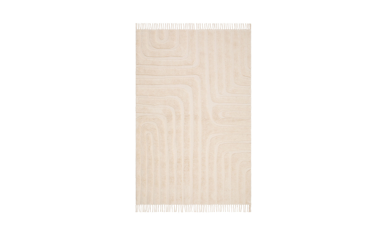 KUTA Teppe Creme 240x340 i gruppen Baderom / Baderomstepper hos Sofas & more (42301)
