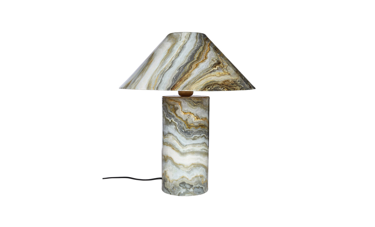 MARNIE Bordlampe Naturlig marmor i gruppen Belysning / Lamper / Bordlamper hos Sofas & more (4244307)