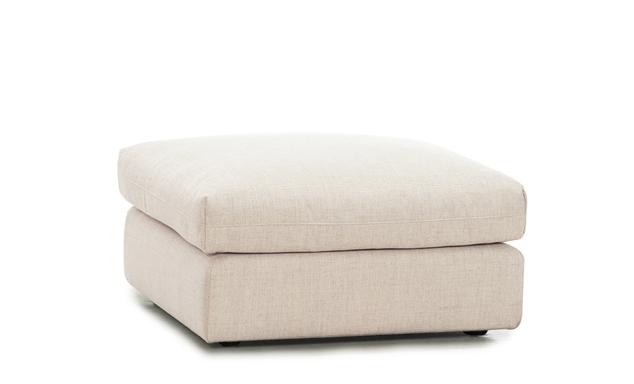 TRIBECA Fotskammel Beige i gruppen Stue / Sofaer / Fotskamler hos Sofas & more (6112-TRIBFS-HO4)