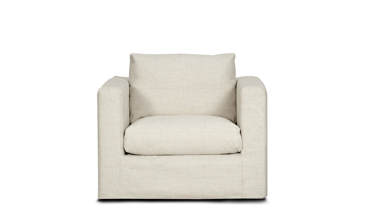 BRYCE Lenestol Offwhite i gruppen Stue / Lenestoler / Hvite lenestoler hos Sofas & more (653-BRY1S-LOX2)