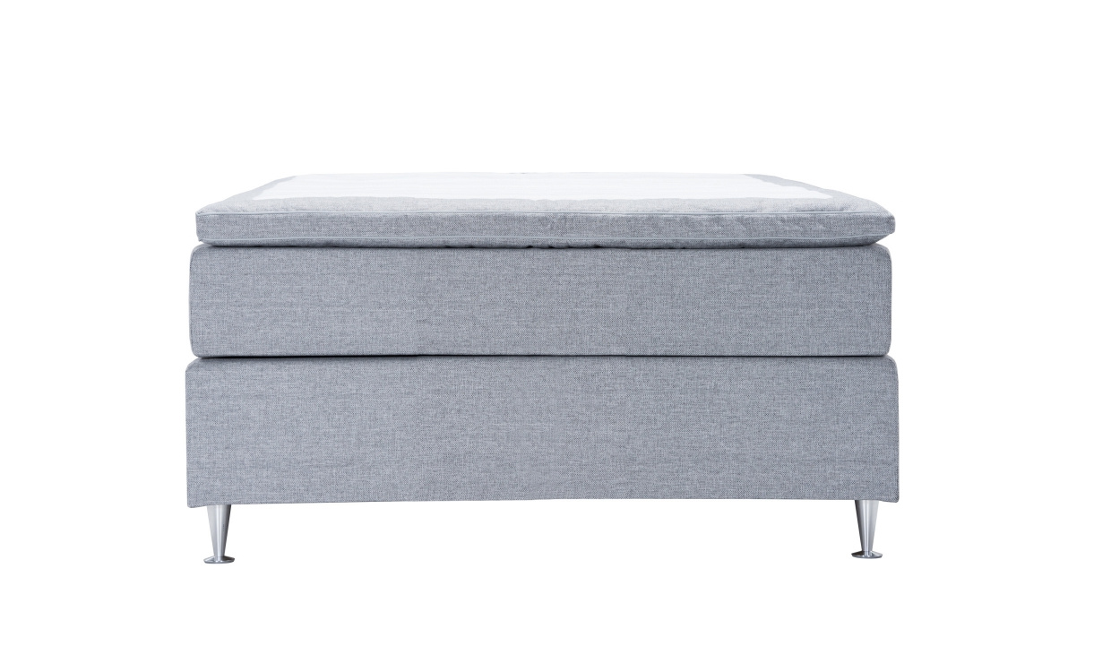 VRMD Premium Kontinentalseng 140x200 Lys gr i gruppen Soverom / Senger / Senger 140 hos Sofas & more (6M140200-767)