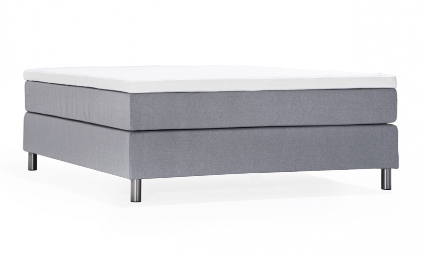 ÄNGSVIK 180 Kontinentalseng Lys grå i gruppen Soverom / Senger / Senger 180 hos Sofas & more (6M180200-749)