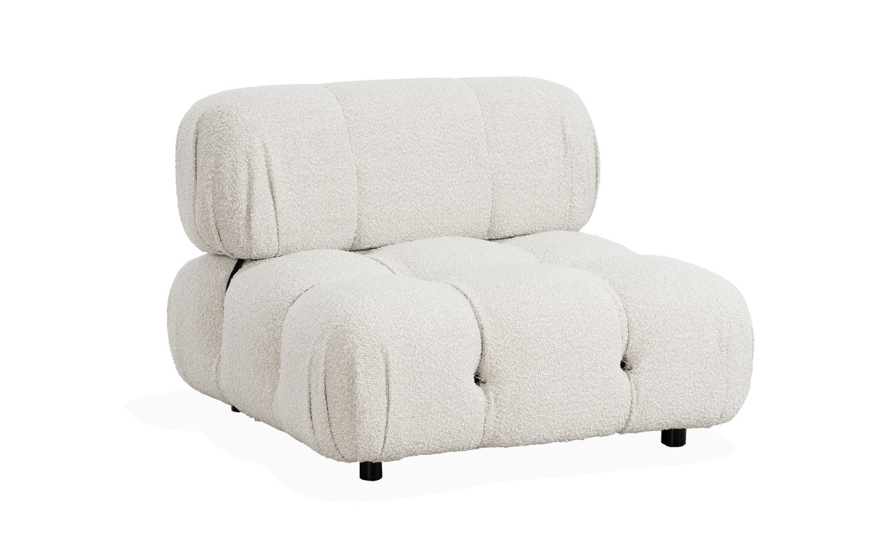 BOOGI Bubble Lenestol Boucl Offwhite i gruppen Stue / Lenestoler hos Sofas & more (BH-S281-11-A2635-2A)