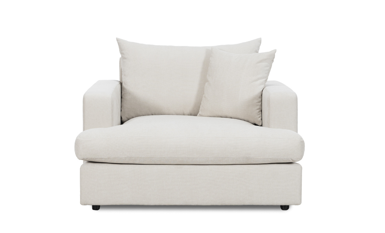 BOLNUEVO Lenestol Offwhite i gruppen Stue / Lenestoler hos Sofas & more (BOL-1S-CON1)