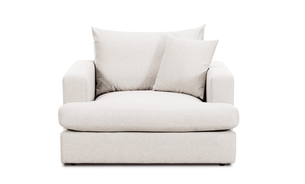 BOLNUEVO Lenestol Greige i gruppen Stue / Lenestoler hos Sofas & more (BOL-1S-NAPE)