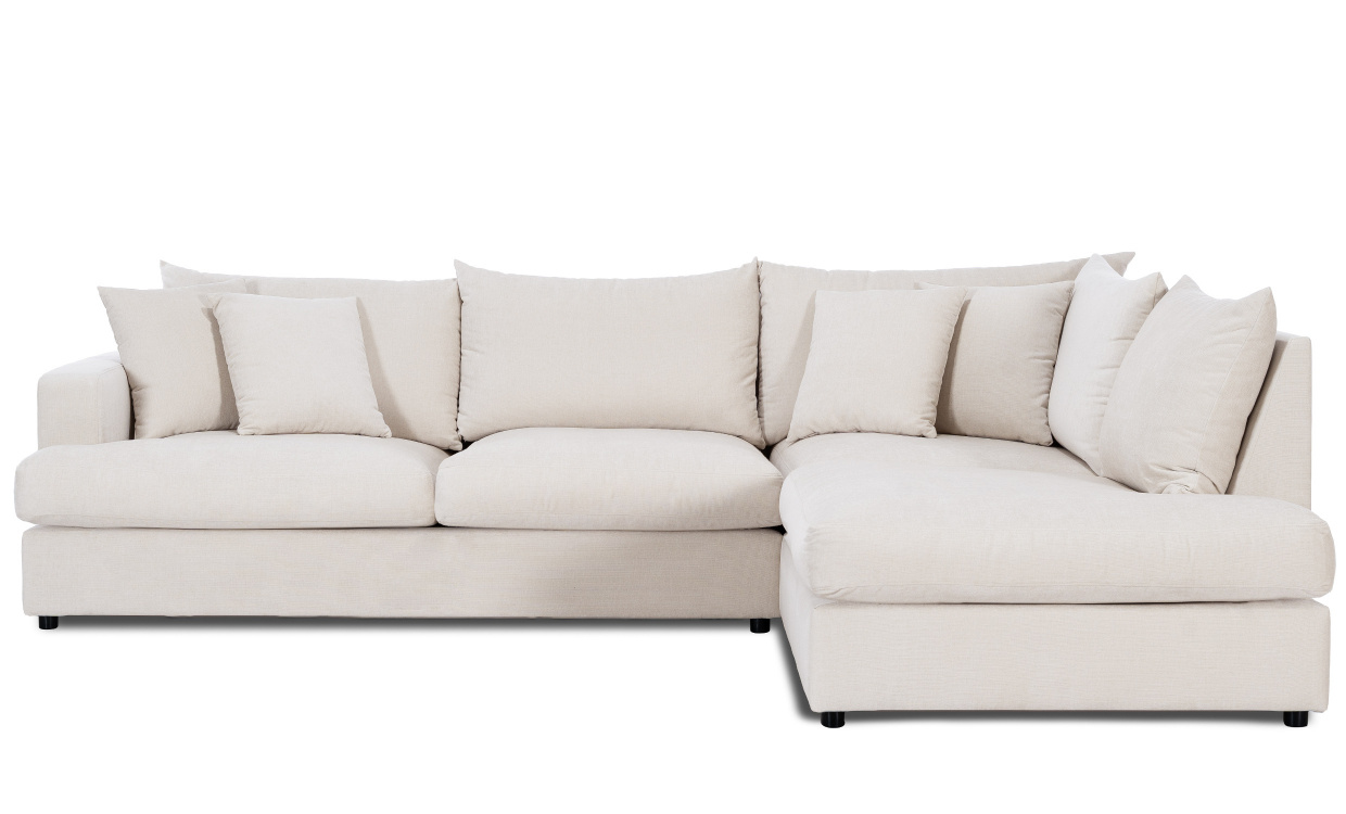 BOLNUEVO L-sofa Hyre Offwhite i gruppen Stue / Sofaer / Hjrnesofaer hos Sofas & more (BOL-3A-CON1)