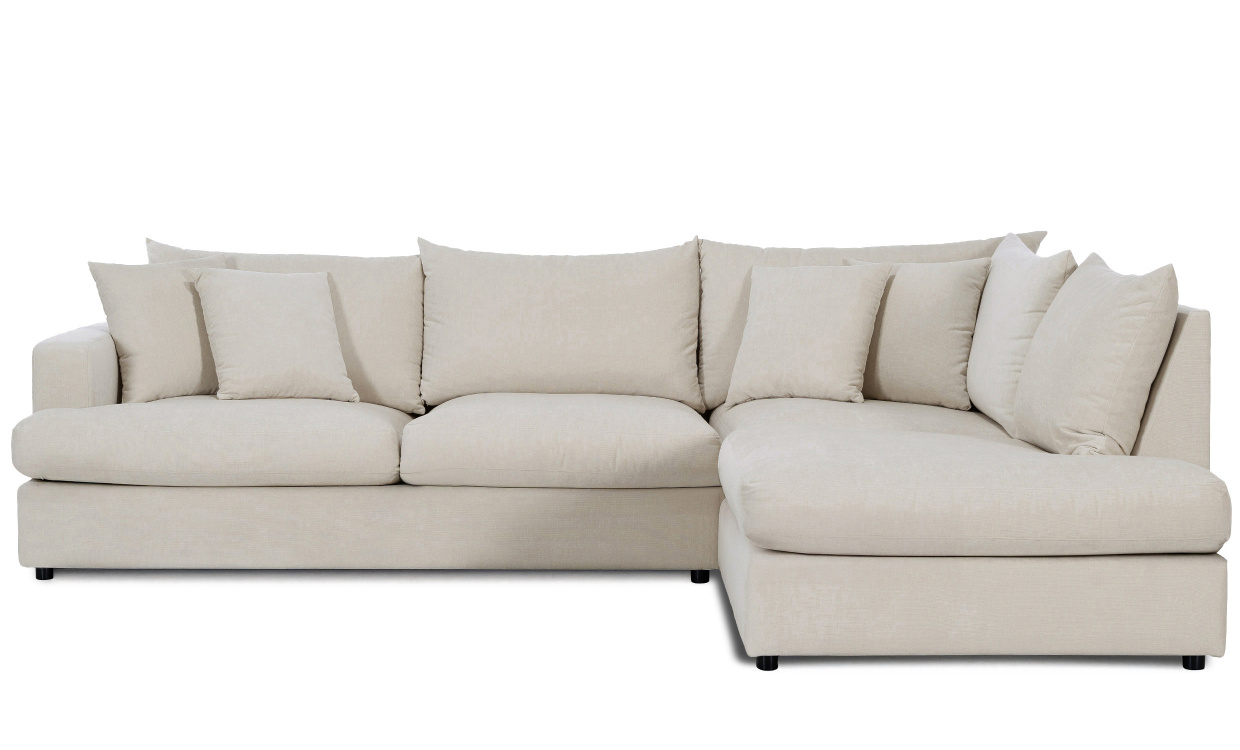 BOLNUEVO L-sofa Hyre Beige i gruppen Stue / Sofaer / Hjrnesofaer hos Sofas & more (BOL-3A-CON2)