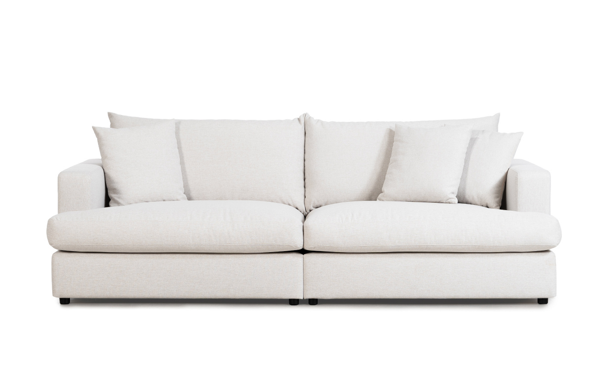 BOLNUEVO 3-seters sofa Greige i gruppen Stue / Sofaer / 3-seters sofaer hos Sofas & more (BOL-3S-NAPE)