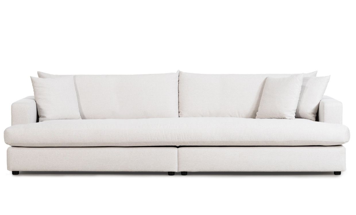 BOLNUEVO 4-seters sofa Hel Pute Greige i gruppen Stue / Sofaer / 4-seters sofaer hos Sofas & more (BOL-4S-1SCU-NAPE)