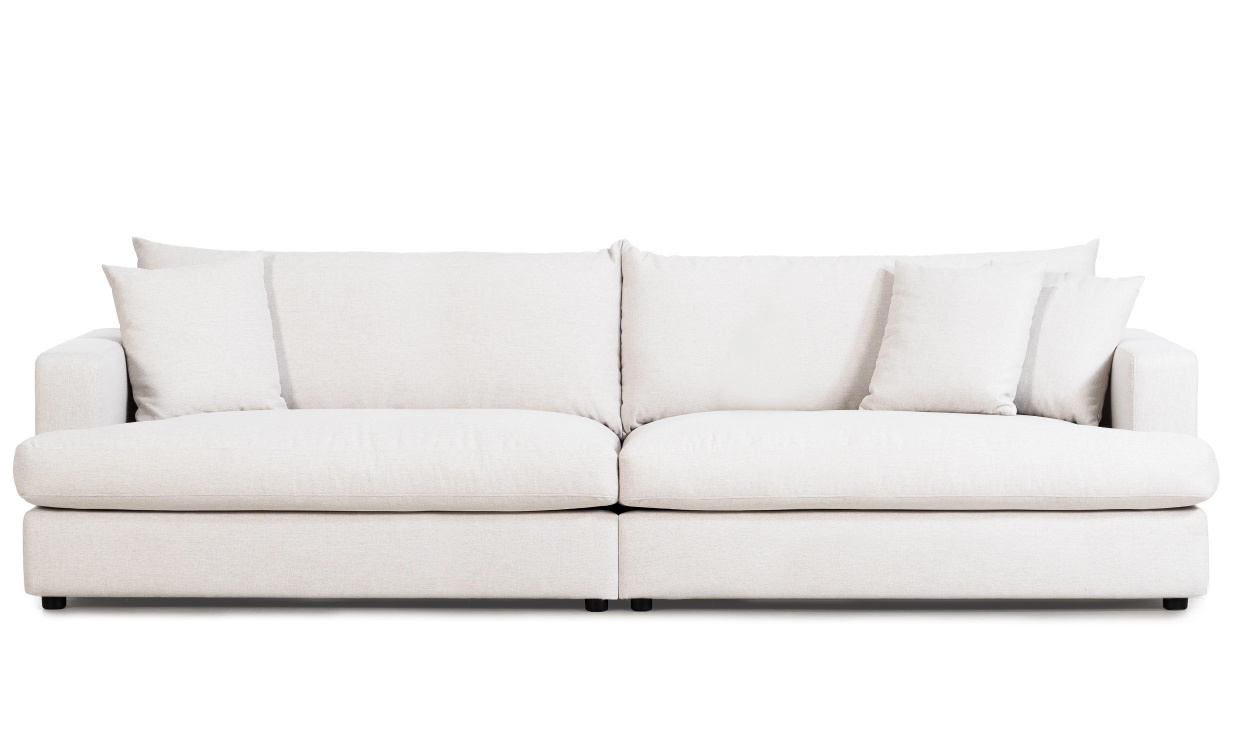 BOLNUEVO 4-seters sofa Greige i gruppen Stue / Sofaer / 4-seters sofaer hos Sofas & more (BOL-4S-NAPE)
