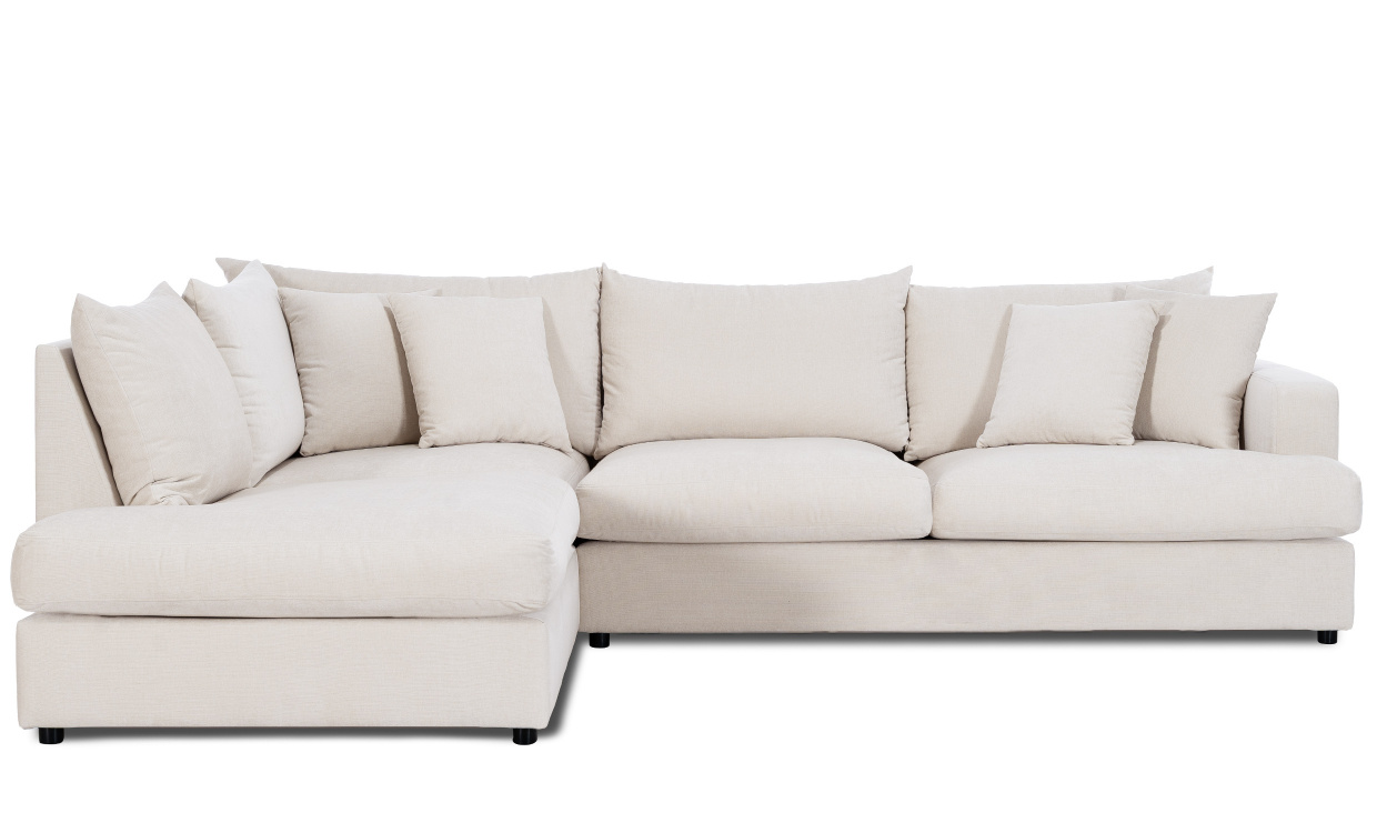 BOLNUEVO L-sofa Venstre Offwhite i gruppen Stue / Sofaer / Hjrnesofaer hos Sofas & more (BOL-A3-CON1)