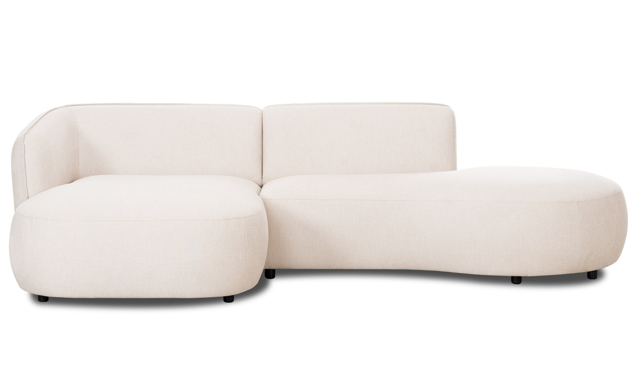 CALELLA Divansofa Venstre Offwhite i gruppen Stue / Sofaer / Divansofaer hos Sofas & more (CAL-3D-OW)