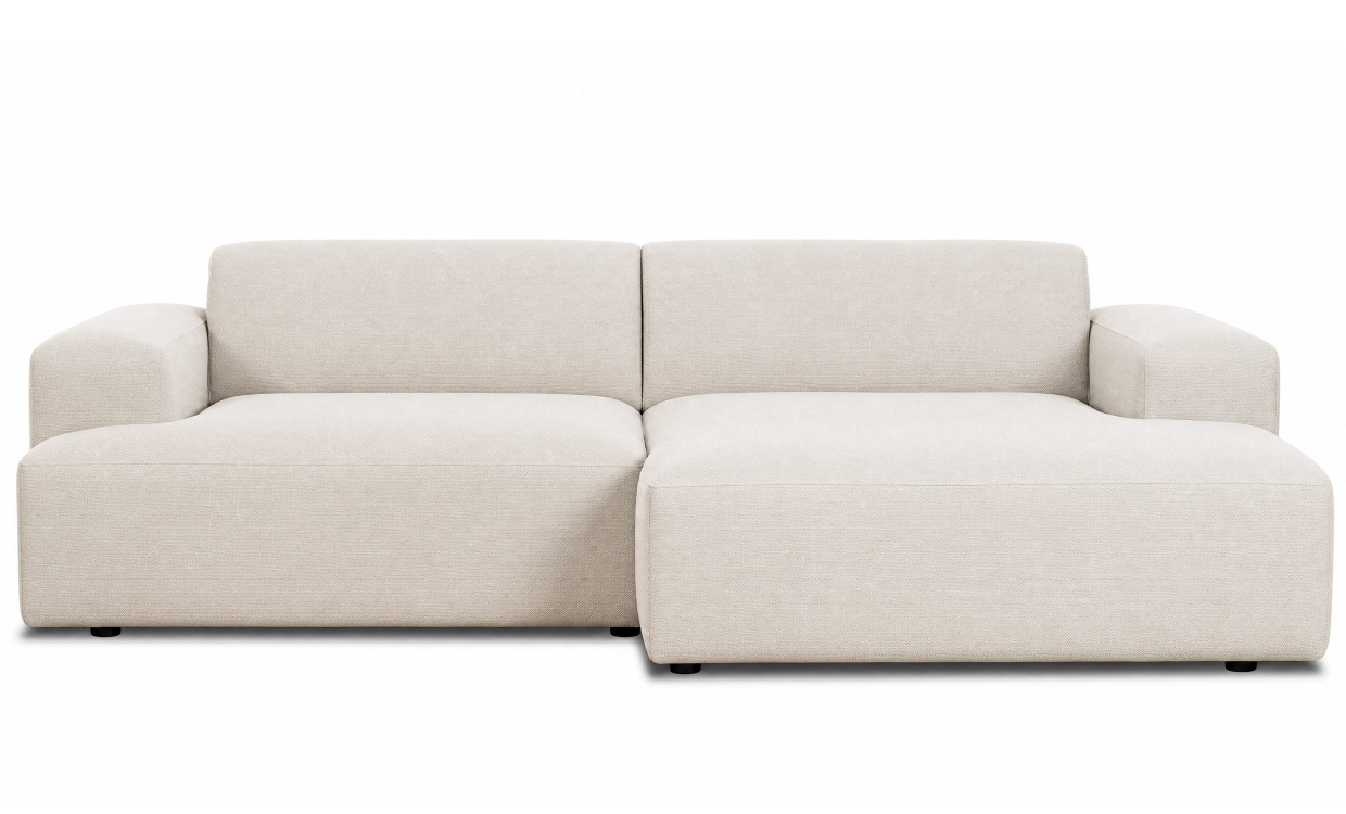 CASTILLA Divansofa Høyre Greige i gruppen Stue / Sofaer / Divansofaer hos Sofas & more (CAS-3D-GR)