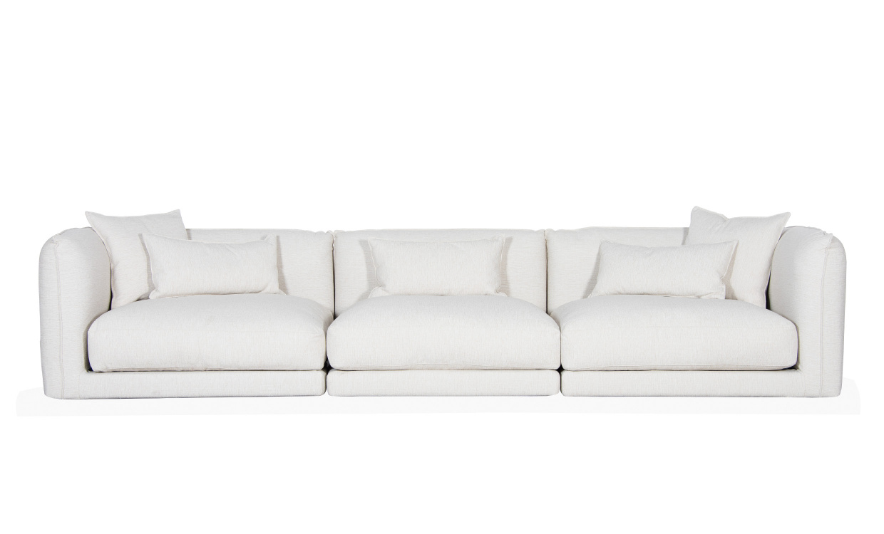 BROKLYN Modulsofa 4-seter Offwhite i gruppen Stue / Sofaer / 4-seters sofaer hos Sofas & more (COR-2-MITT-1-WH)