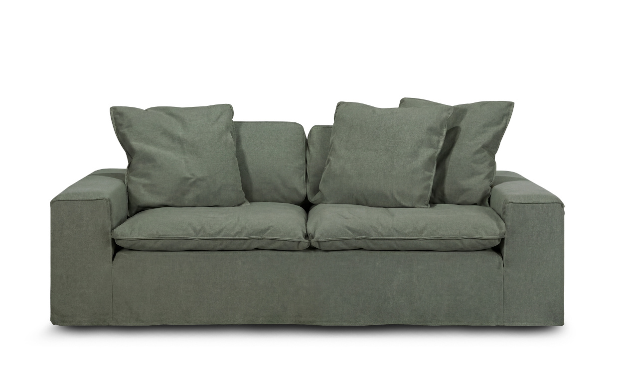 DOVER Grand Deluxe 3-seters sofa Gr�nn i gruppen Stue / Sofaer / 3-seters sofaer hos Sofas & more (DO3SBR801)