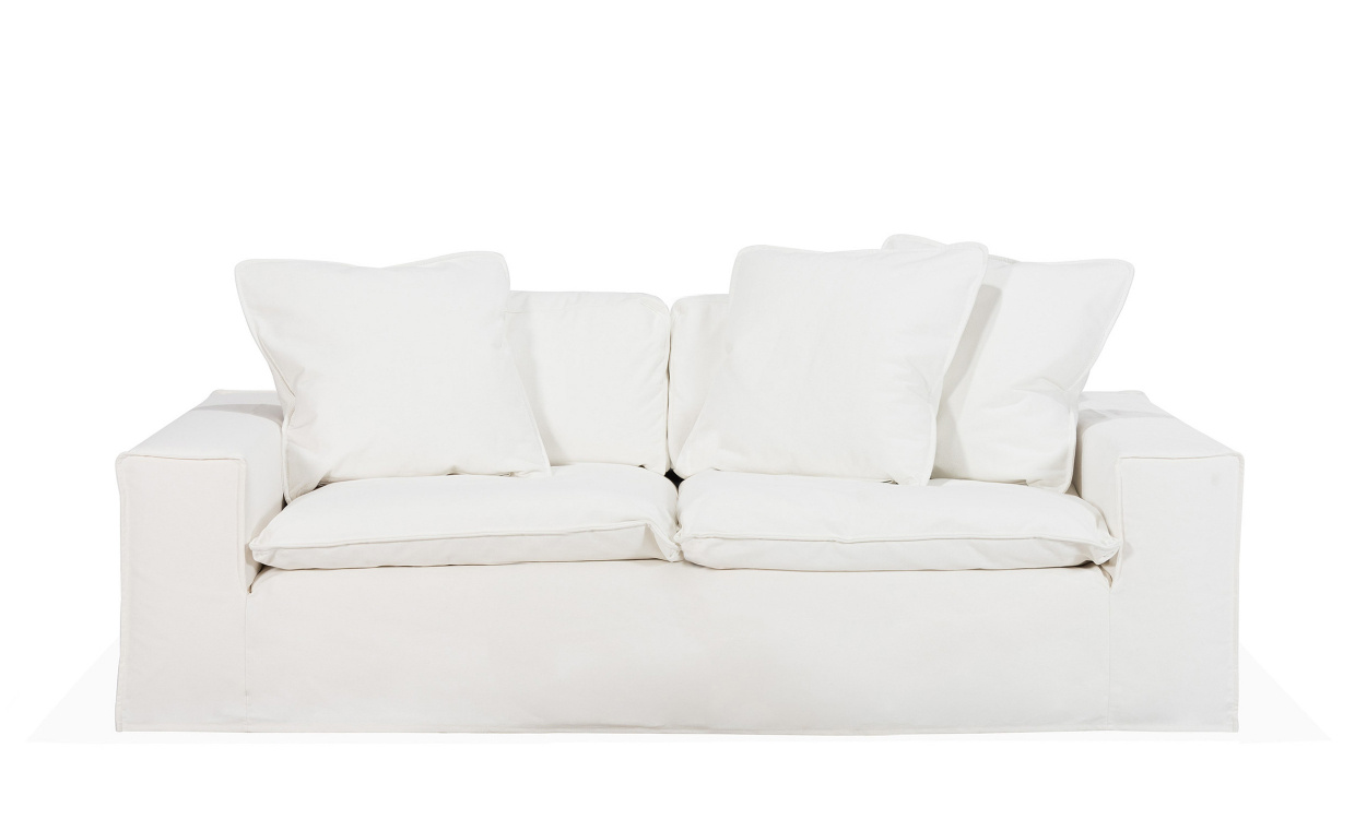 DOVER Grand Deluxe 3-seters sofa Hvit i gruppen Stue / Sofaer / 3-seters sofaer hos Sofas & more (DO3SBR900)