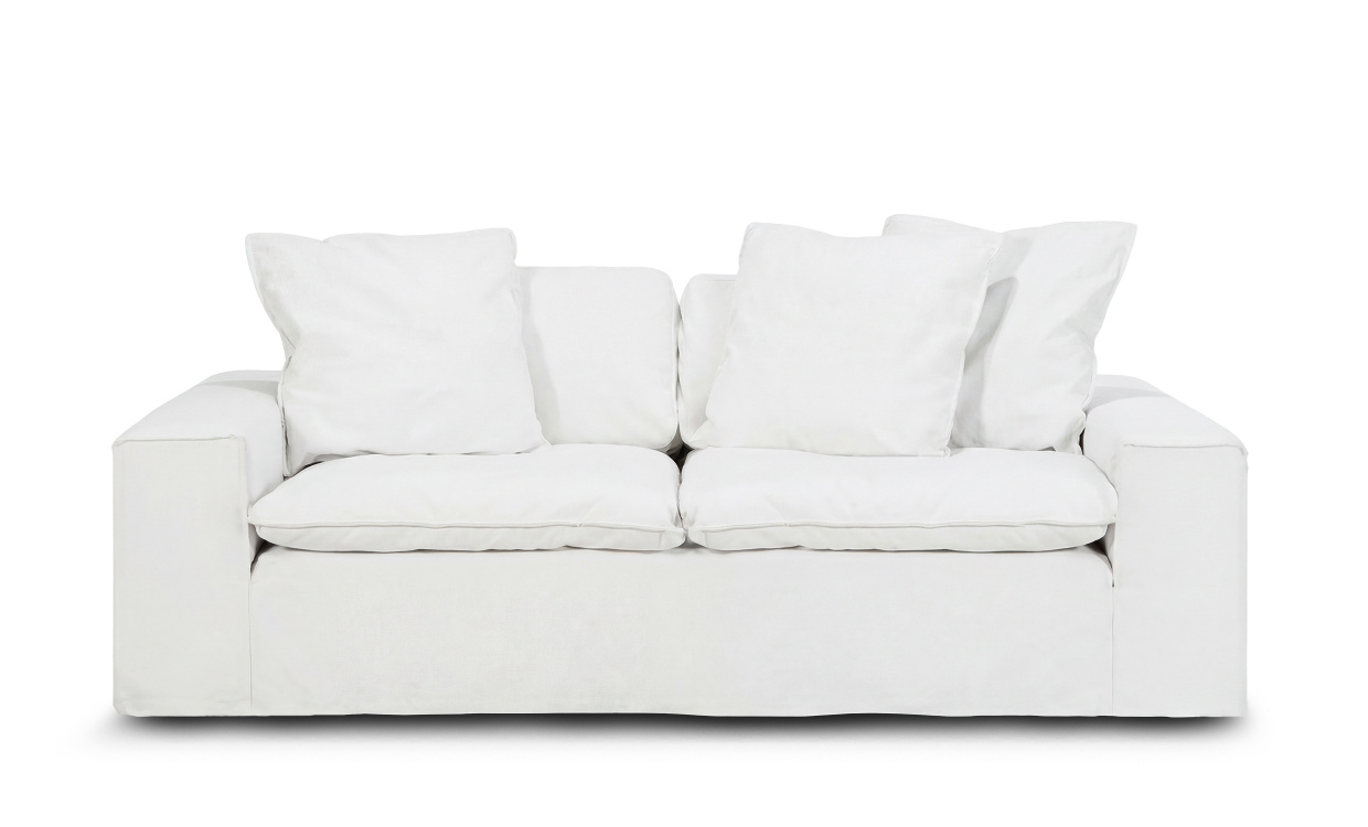 DOVER Grand Deluxe 3-seters sofa Hvit i gruppen Stue / Sofaer / 3-seters sofaer hos Sofas & more (DO3SBR900)