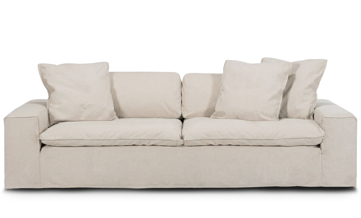 DOVER Grand Deluxe 4-seters sofa Linnebeige i gruppen Stue / Sofaer / 4-seters sofaer hos Sofas & more (DO4SBR002)