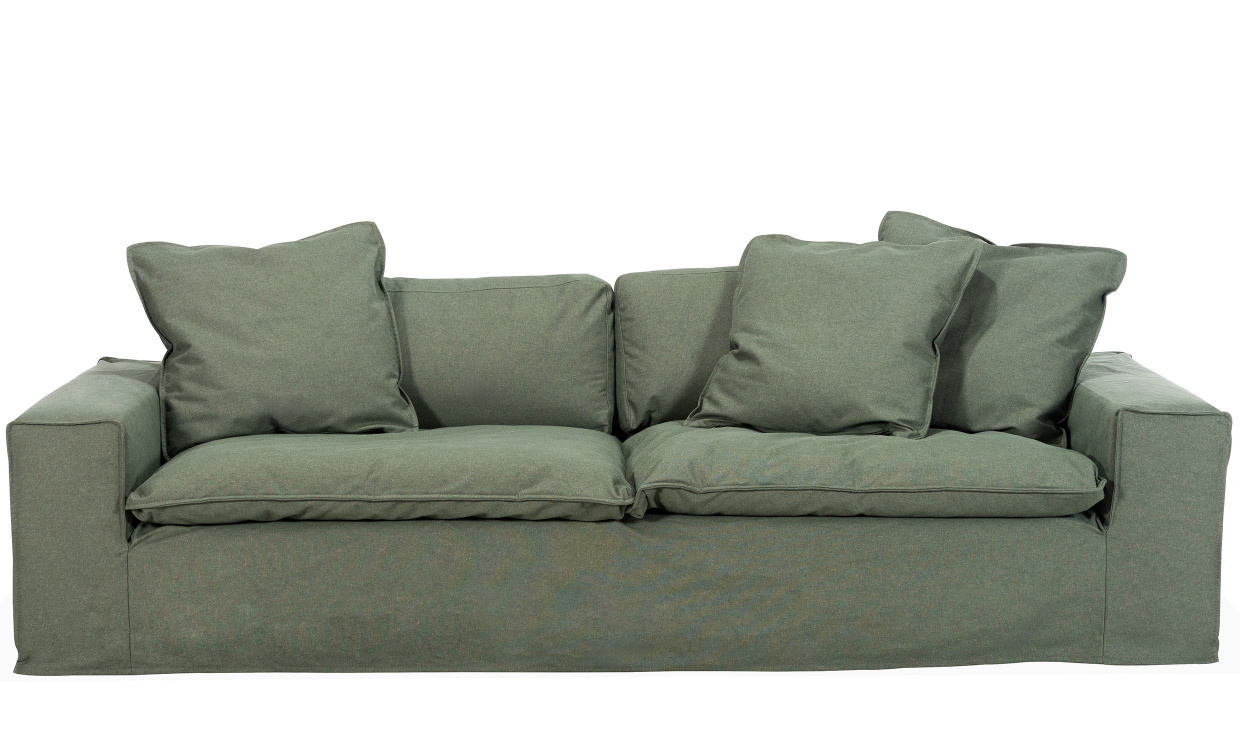 DOVER Grand Deluxe 4-seters sofa Grnn i gruppen Stue / Sofaer / 4-seters sofaer hos Sofas & more (DO4SBR801)