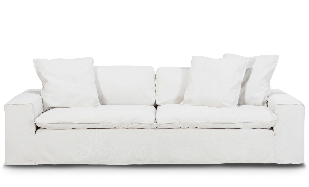 DOVER Grand Deluxe 4-seters sofa Hvit i gruppen Stue / Sofaer / 4-seters sofaer hos Sofas & more (DO4SBR900)