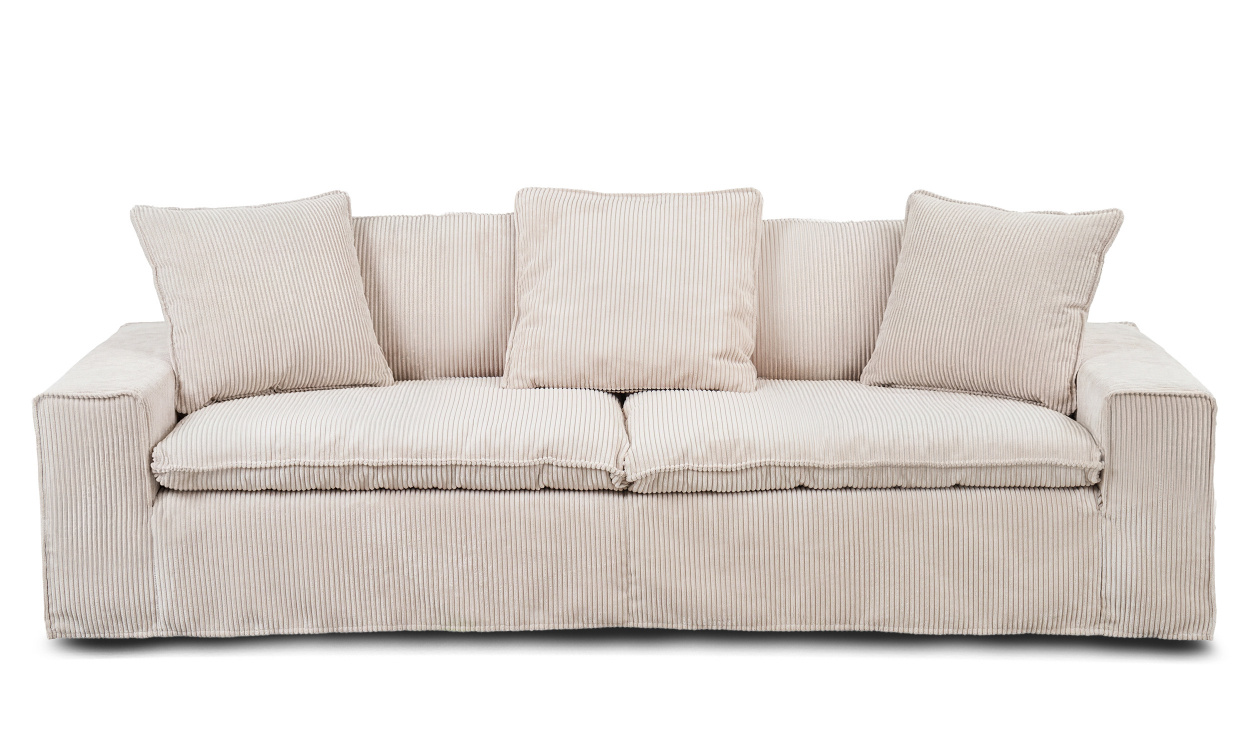 DOVER Grand Deluxe 4-seters sofa Manchester Offwhite i gruppen Stue / Sofaer / 4-seters sofaer hos Sofas & more (DO4SZOOW)