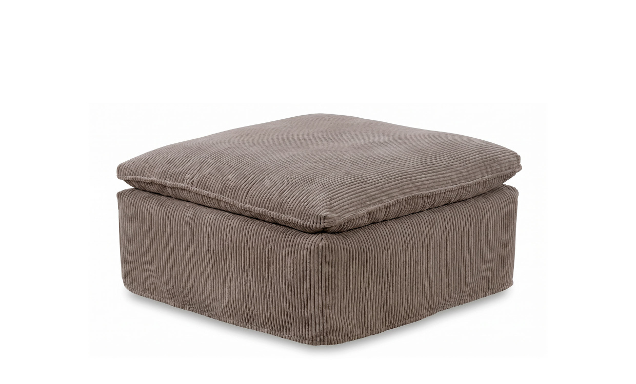 DOVER Grand Deluxe Fotskammel Manchester Muldvarp i gruppen Stue / Sofaer / Fotskamler hos Sofas & more (DOFSZOMU)