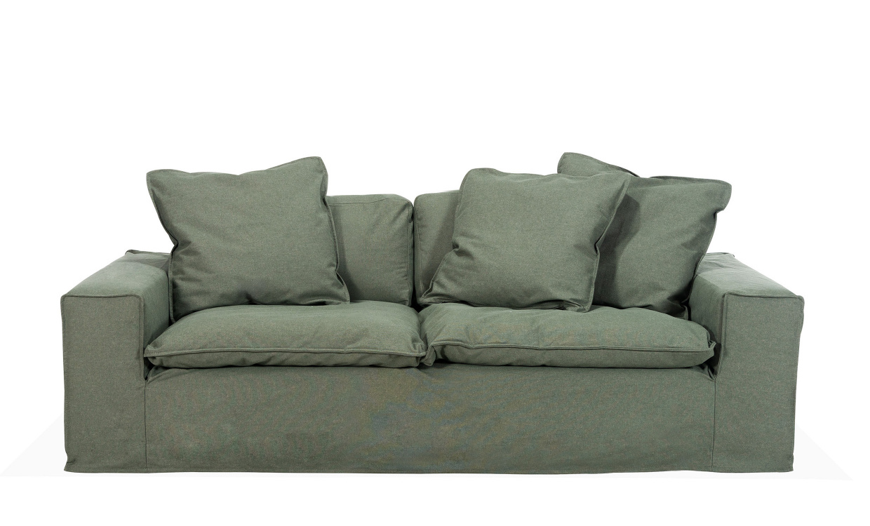 DOVER Grand Deluxe 3-seters sofa Gr�nn i gruppen Stue / Sofaer / 3-seters sofaer hos Sofas & more (DOV3SGR)
