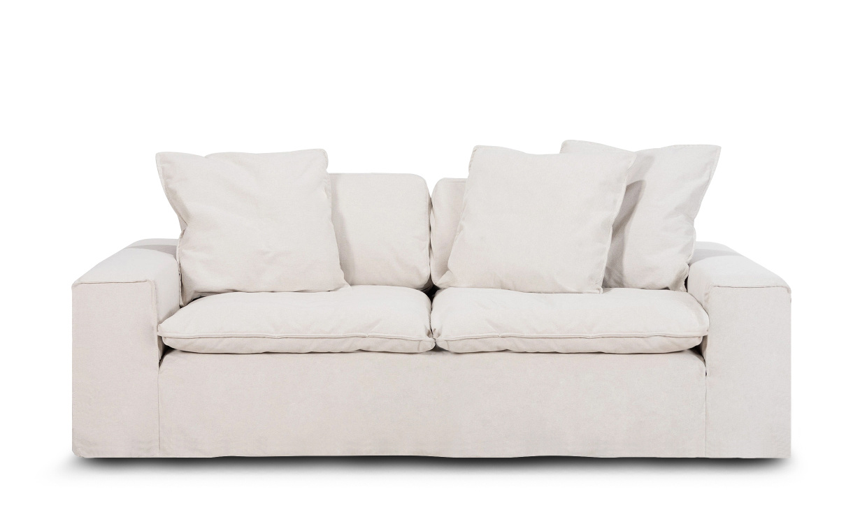 DOVER Grand Deluxe 3-seters sofa Sandbeige i gruppen Stue / Sofaer / 3-seters sofaer hos Sofas & more (DOV3SSB)