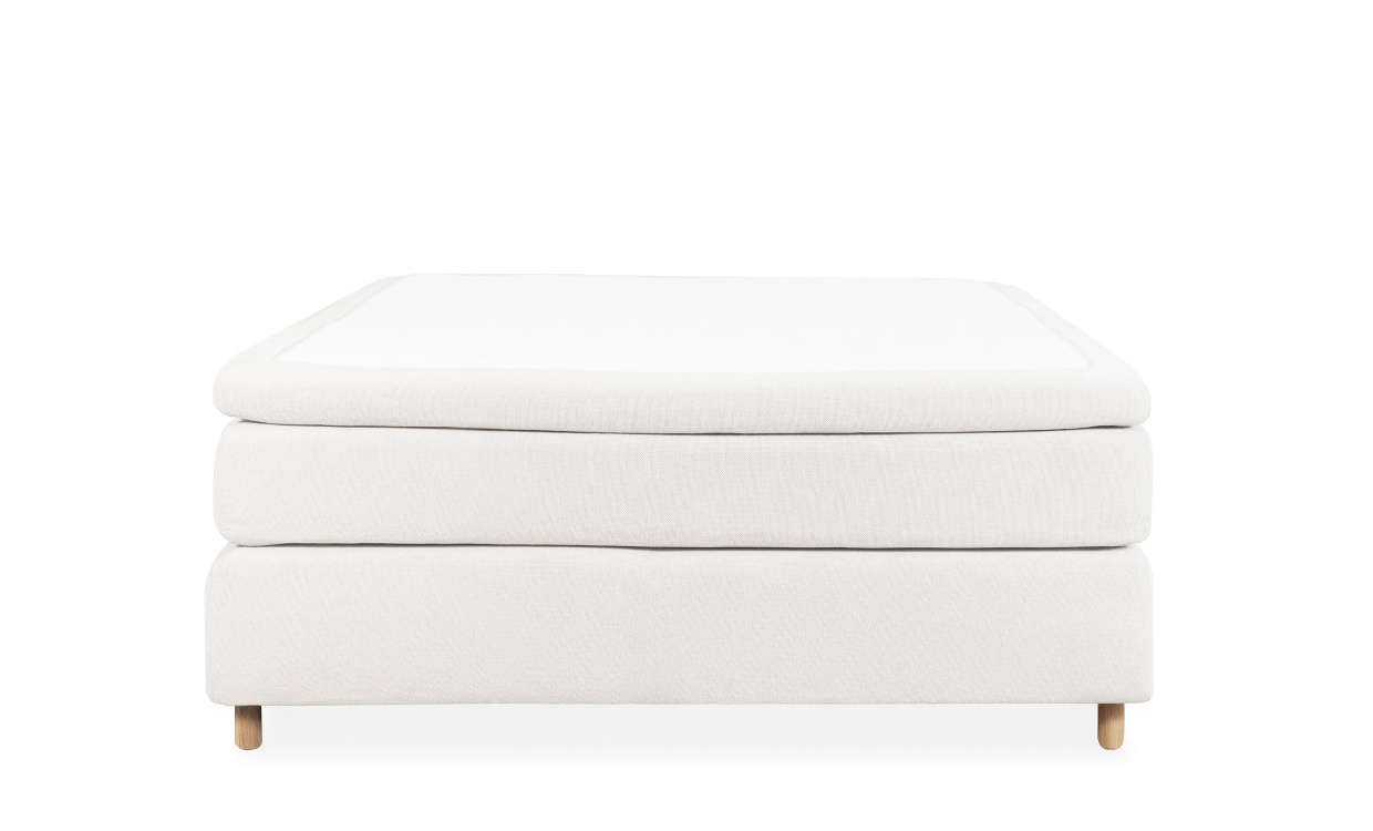 ELIE EXCLUSIVE Kontinentalseng 160 Medium/Fast Offwhite i gruppen Soverom / Senger / Kontinentalsenger hos Sofas & more (ELIE-EXBED160MF-OW)