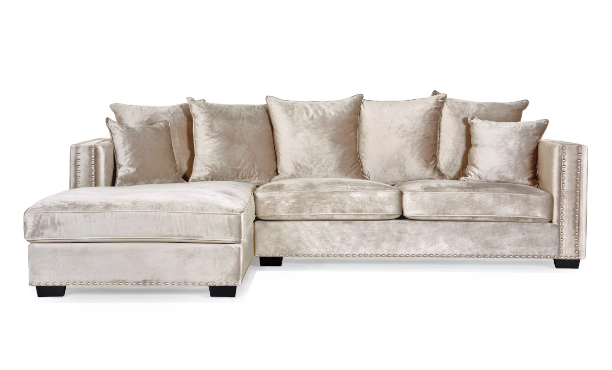 MANHATTAN Divansofa venstre Beige i gruppen Stue / Sofaer / Flyelssofaer hos Sofas & more (HS-313-LL-03)