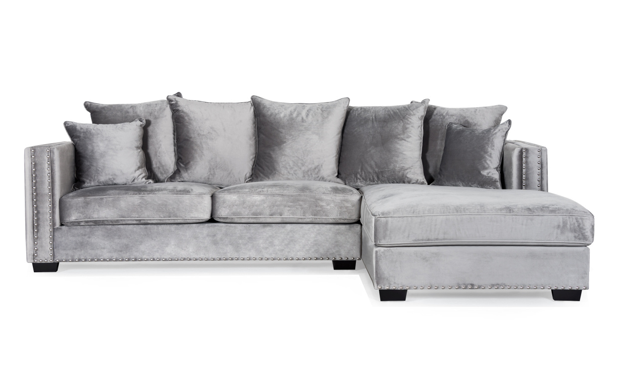 MANHATTAN Divansofa hyre Lys gr i gruppen Stue / Sofaer / Flyelssofaer hos Sofas & more (HS-313-LR-38)