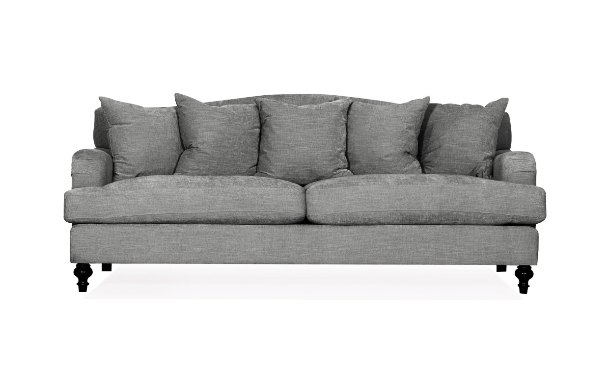 GRANTHAM 3-seters sofa Mrkegr i gruppen Stue / Sofaer / Howard-sofaer hos Sofas & more (HS-531-30-RD0773-3)