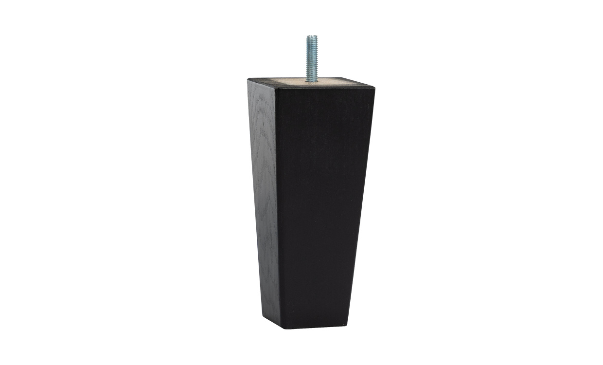 KON Sengeben 15 cm Svart 4-pakning i gruppen Soverom / Sengeben hos Sofas & more (KONSB-SV15)