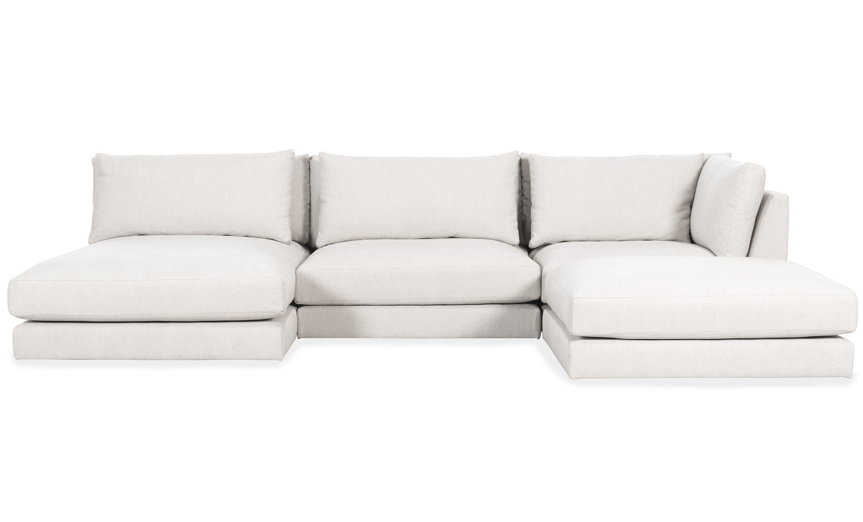 LYON U-Sofa Vendbar Hvit i gruppen Stue / Sofaer / U-sofaer hos Sofas & more (LY-A3D-D3A-CAWH)