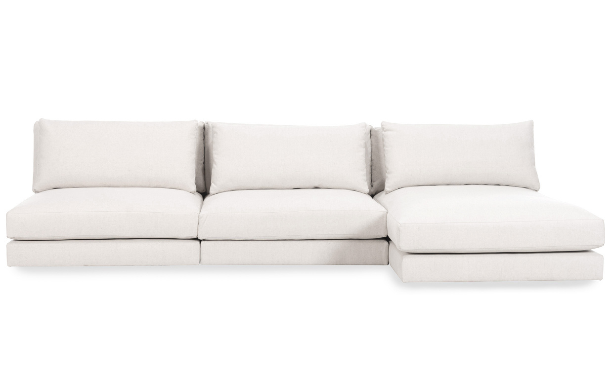 LYON Sofa Stor pen Hvit i gruppen Stue / Sofaer / Divansofaer hos Sofas & more (LY-ODI-LA-CAWH)