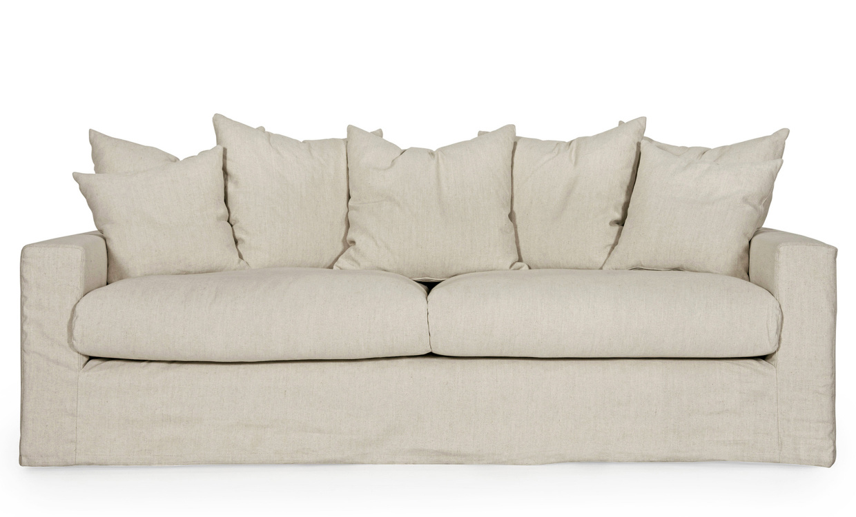 MONACO Premium 3-seters sofa Kakibeige i gruppen Stue / Sofaer / 3-seters sofaer hos Sofas & more (MO3SKHBE)