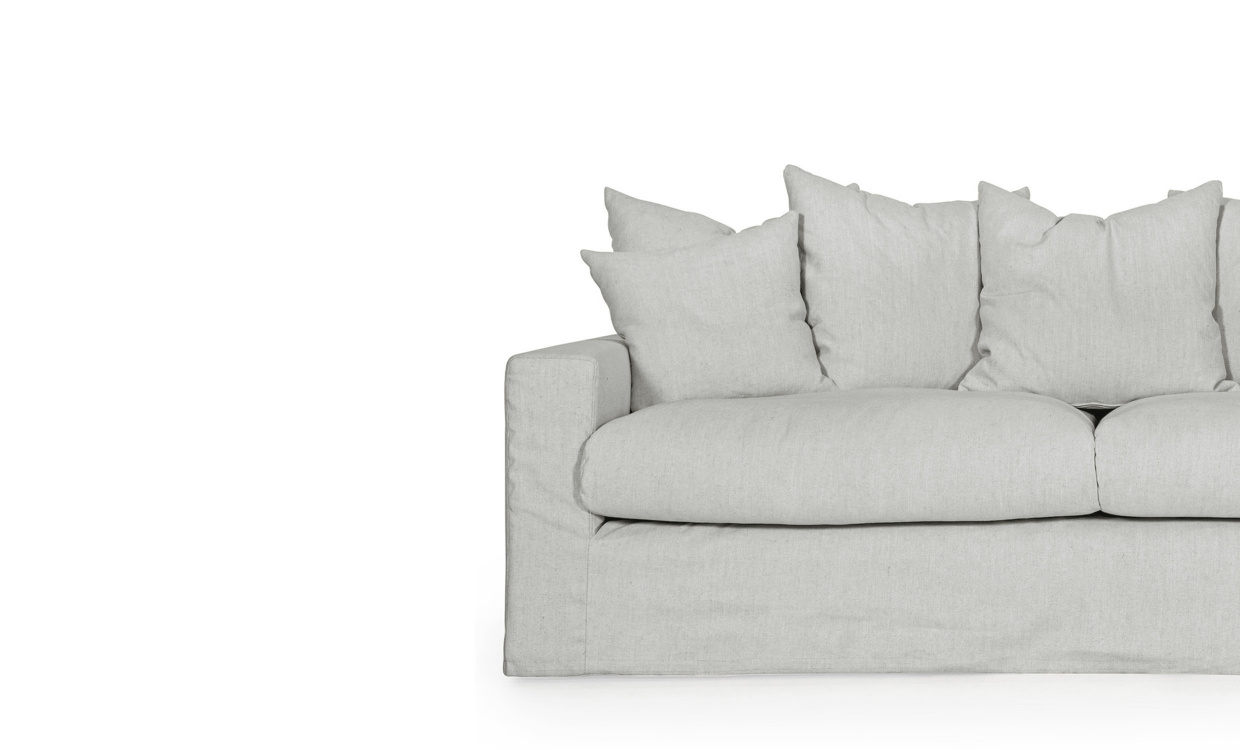 TREKK Monaco Premium 3-seters sofa Stone i gruppen Stue / Klr hos Sofas & more (MO3SST-COVER)