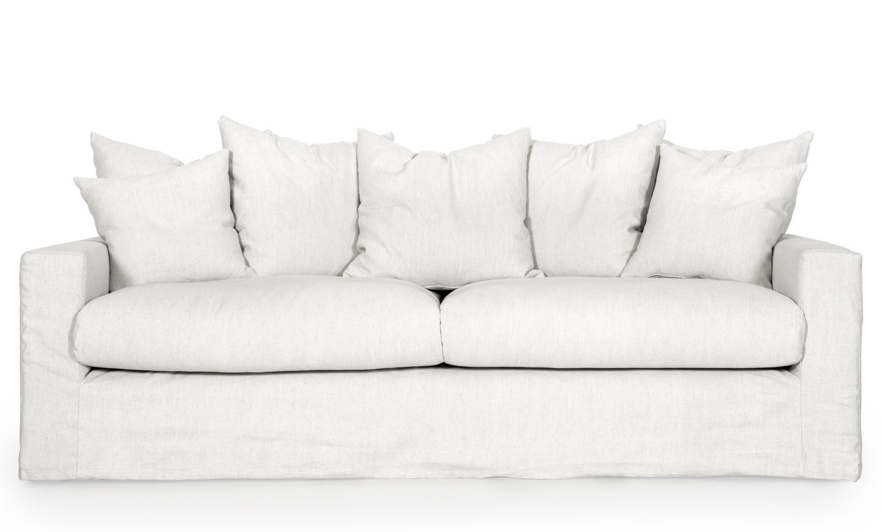 MONACO Premium 3-seters sofa Hvit i gruppen Stue / Sofaer / 3-seters sofaer hos Sofas & more (MO3SVI)