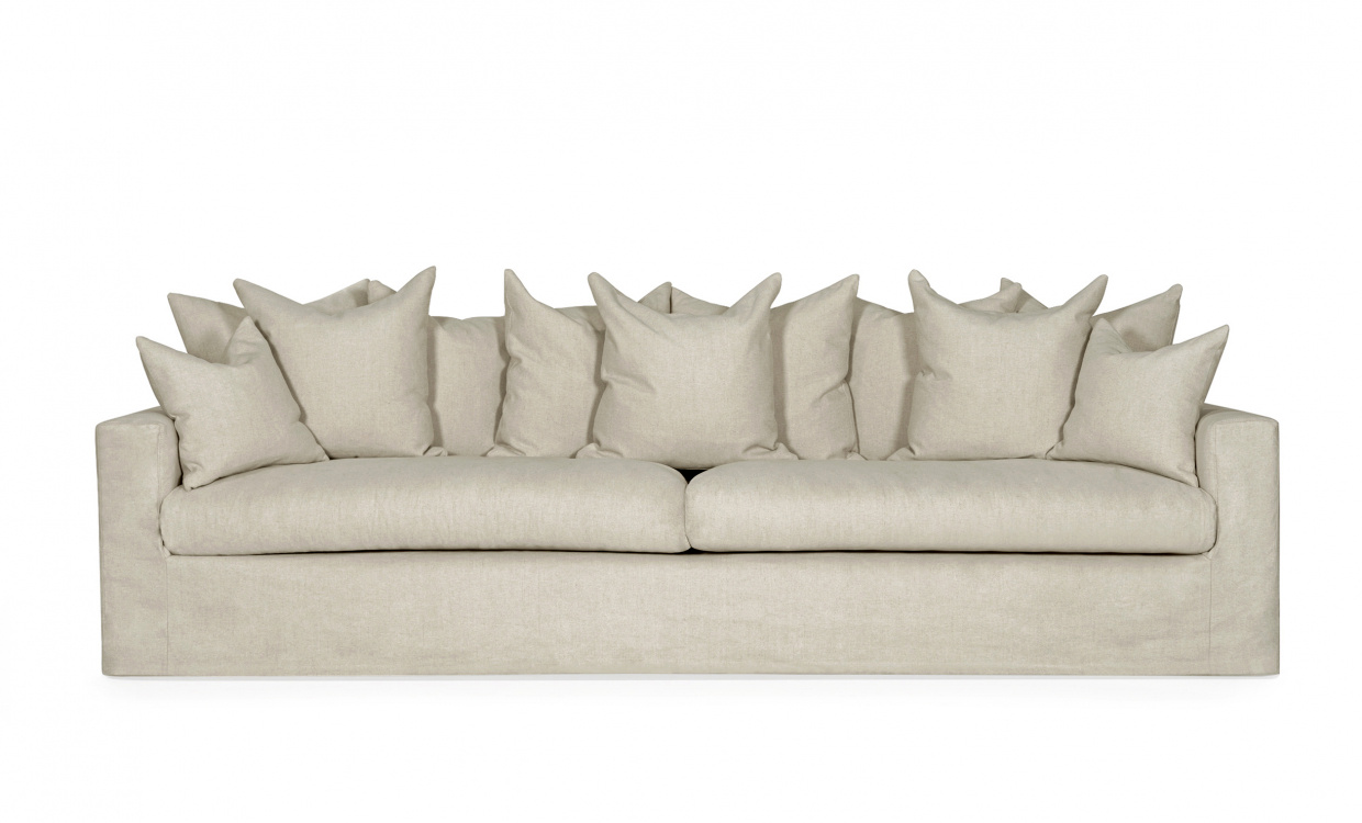 MONACO Premium 4-seters sofa Kakibeige i gruppen Stue / Sofaer / 4-seters sofaer hos Sofas & more (MO4SKHBE)