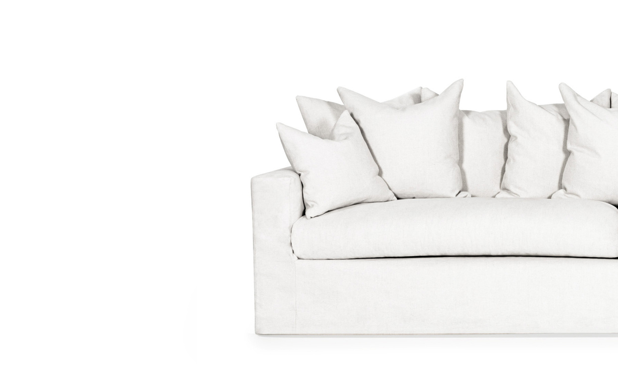 TREKK Monaco Premium 4-seters sofa Hvit i gruppen Stue hos Sofas & more (MO4SVI-COVER)