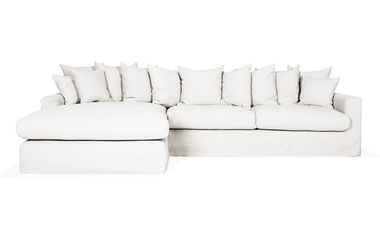 MONACO Premium Sofa Venstre Hvit i gruppen Stue / Sofaer / Divansofaer hos Sofas & more (MOD3VI)