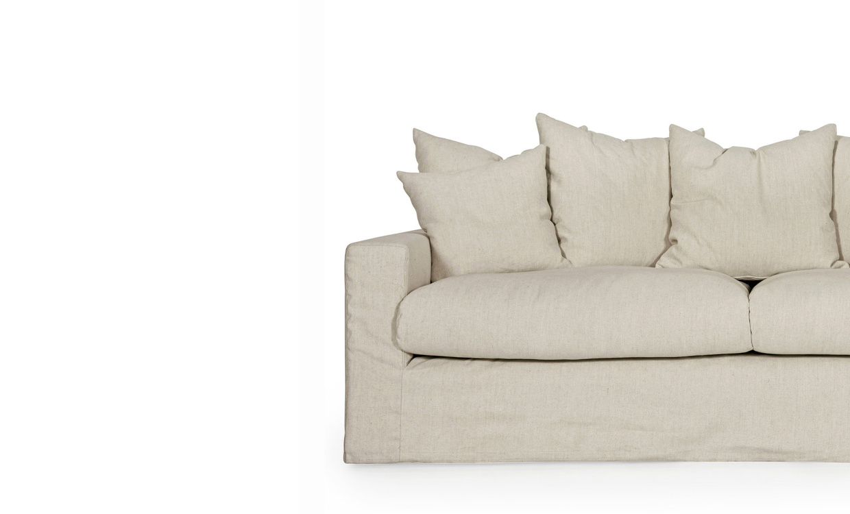 TREKK Monaco 3-seters sofa Kaki i gruppen Stue / Klr hos Sofas & more (MON-3SKH-COVER)