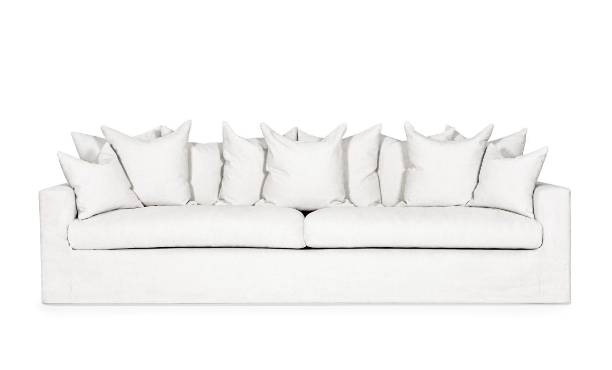 MONACO 4-seters sofa Hvit i gruppen Stue / Sofaer / 4-seters sofaer hos Sofas & more (MON-4SVI)