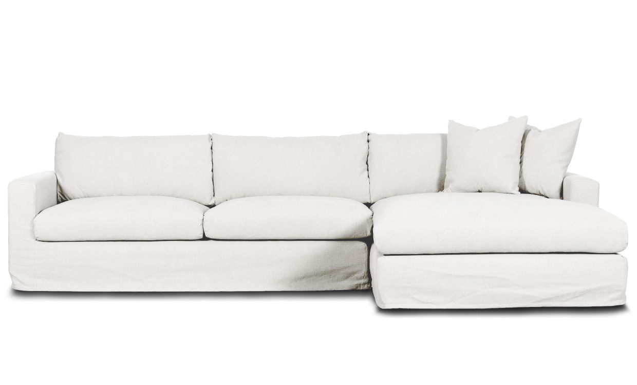 MAXIME Sofa Hyre Hvit i gruppen Stue / Sofaer / Divansofaer hos Sofas & more (MX3DSVI)