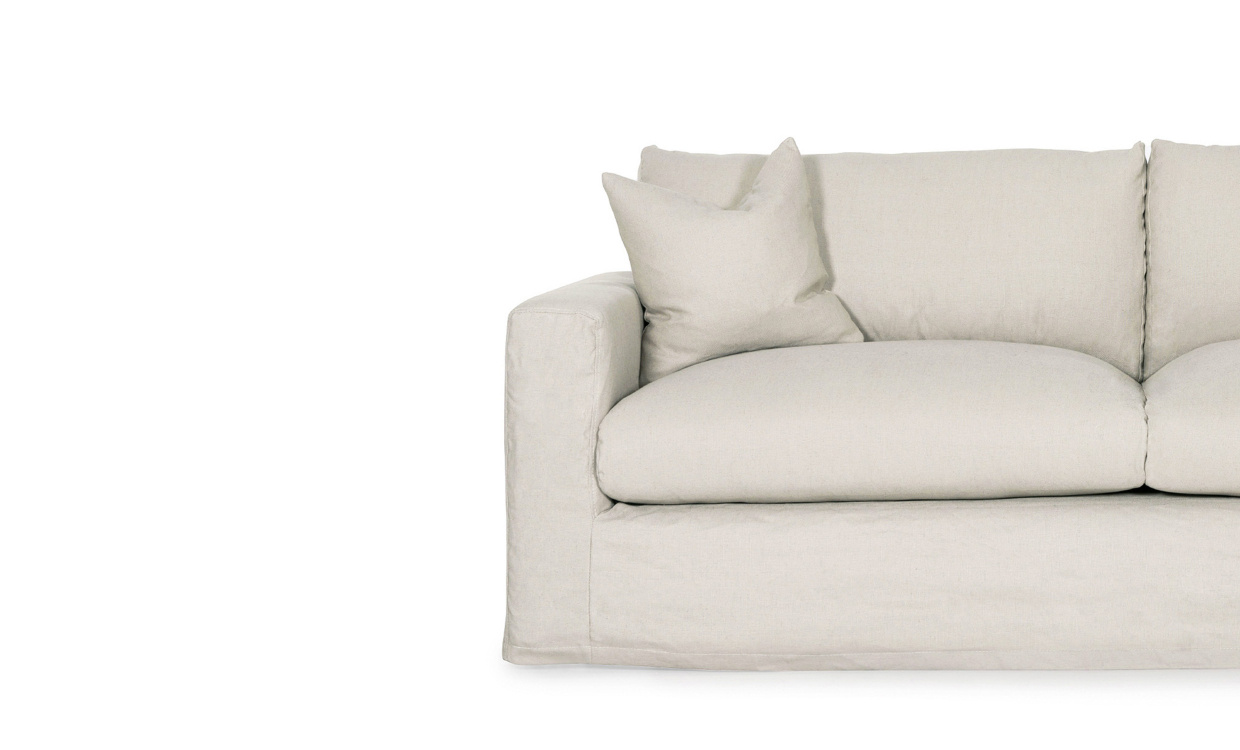 POLSTER MAXIME 3-seters sofa Beige i gruppen Stue / Klr hos Sofas & more (MX3SBE-COVER)